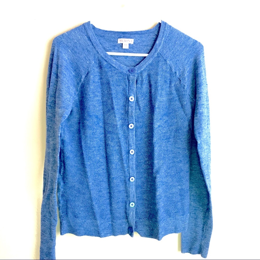 Merona heathered royal blue size Large